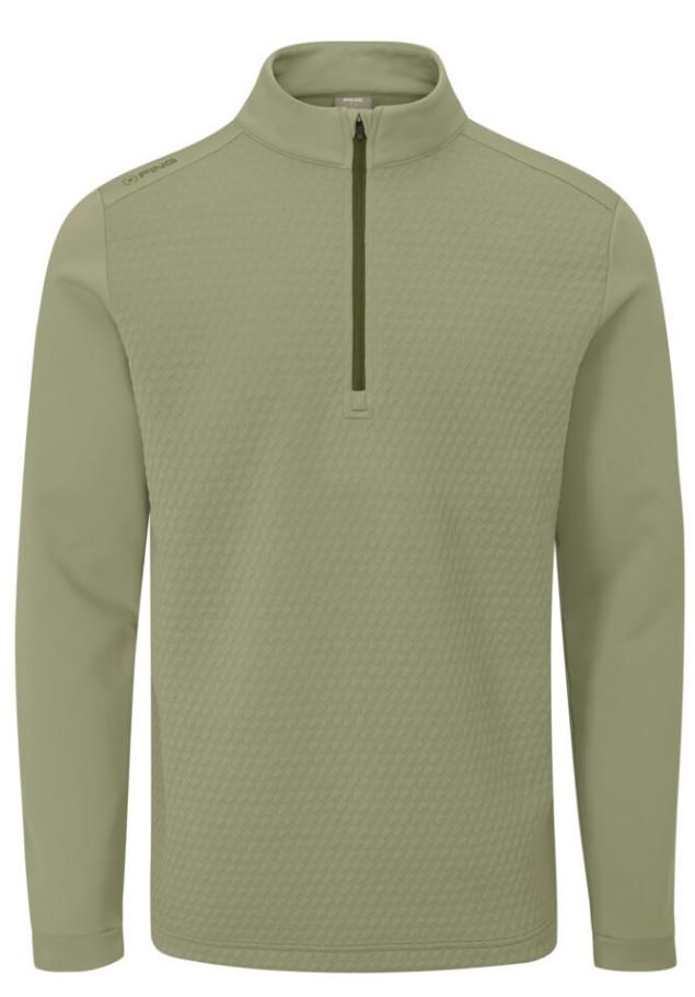 Ping Nolan Quarter Zip Fleece męska bluza, lichen