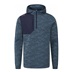 Ping Nexa Hooded half zip fleece męska bluza, blue fusion/navy