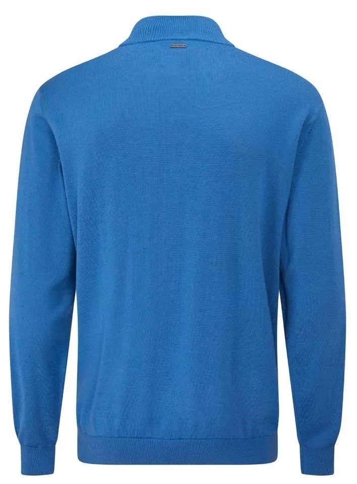 Ping Dorset Quarter zip męski sweter, niebieski