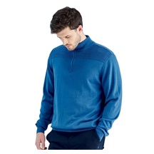 Ping Dorset Quarter zip męski sweter, niebieski