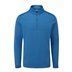 Ping Bexton half Zip fleece męska bluza, tidal blue multi