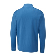Ping Bexton half Zip fleece męska bluza, tidal blue multi