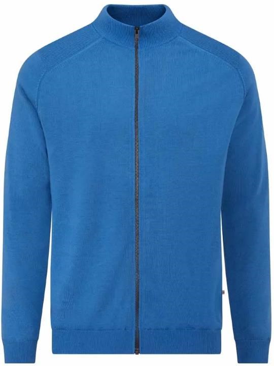 Ping Murphy Lined full zip męski sweter, niebieski