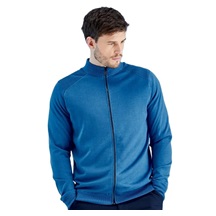 Ping Murphy Lined full zip męski sweter, niebieski