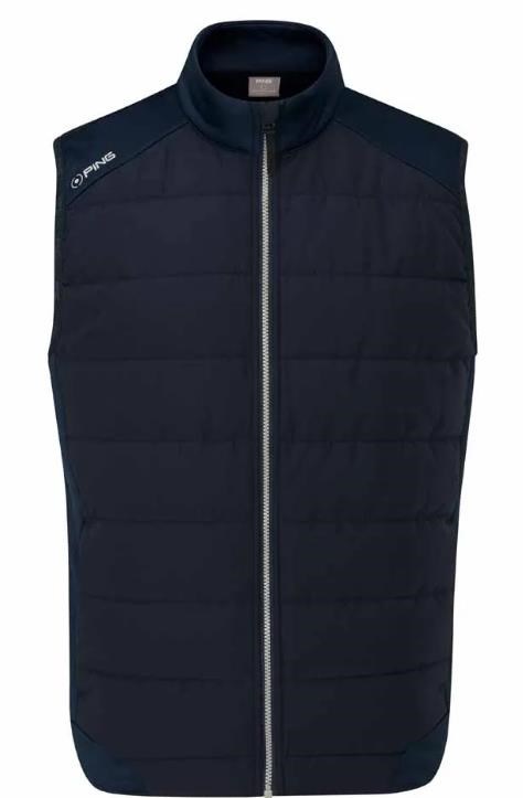 Ping Aiden Hybrid fleece męska kamizelka polarowa, granatowa