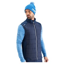 Ping Aiden Hybrid fleece męska kamizelka polarowa, granatowa