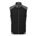 Ping Aiden Hybrid fleece męska kamizelka polarowa, asphalt marl/black