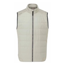 Ping Aiden Hybrid fleece męska kamizelka polarowa, willow marl/willow