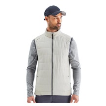 Ping Aiden Hybrid fleece męska kamizelka polarowa, willow marl/willow