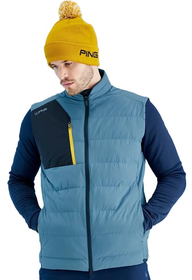 Ping Ramsey męska kamizelka, blue fusion/navy
