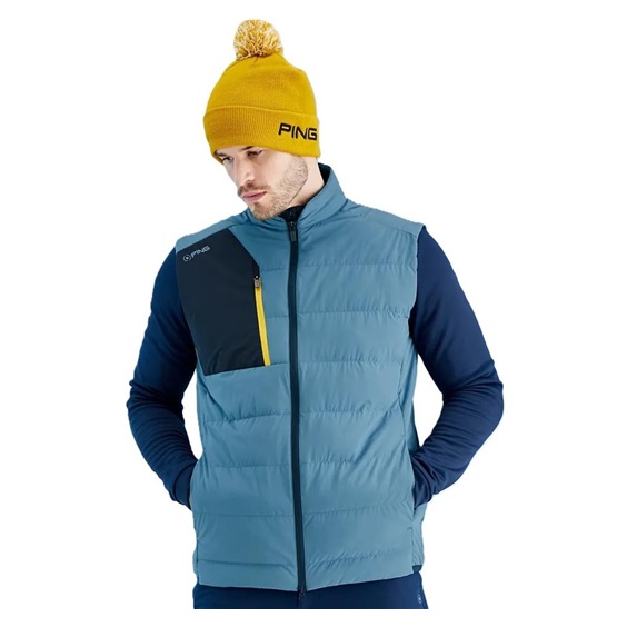 Ping Ramsey męska kamizelka, blue fusion/navy