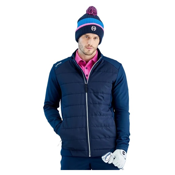 Ping Aiden Hybrid fleece męska kurtka, granatowa