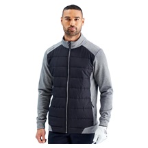 Ping Aiden Hybrid fleece męska kurtka, asphalt marl/black