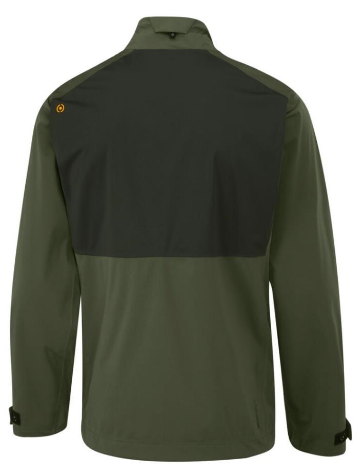 Ping Impervious Waterproof męska kurtka wodoodporna, dark olive/black