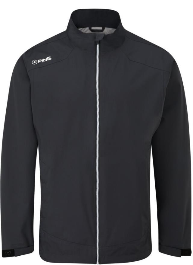 Ping AquaDrive Waterproof męska kurtka wodoodporna, czarna