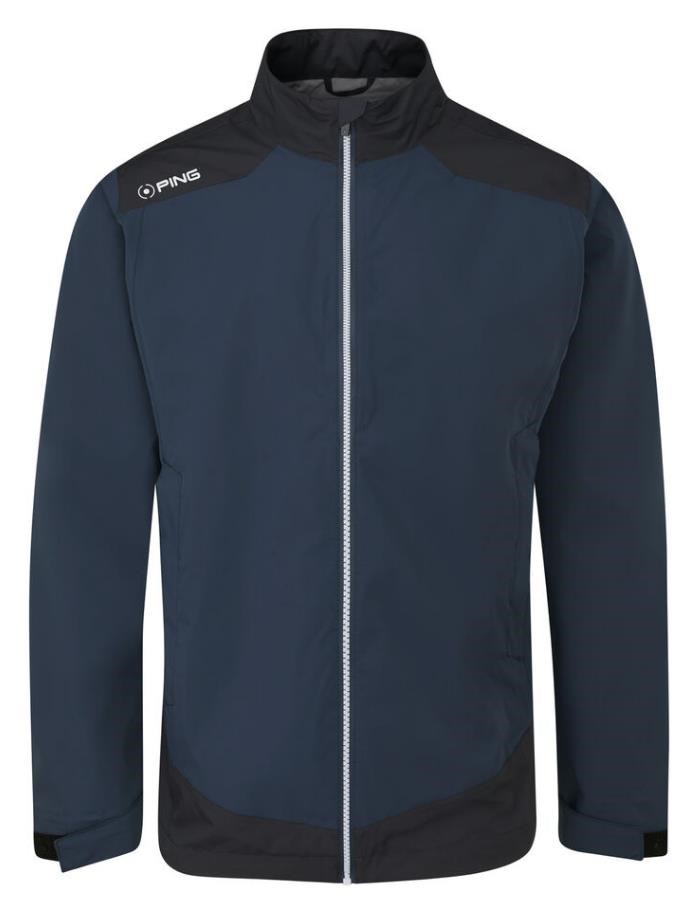 Ping AquaDrive Waterproof męska kurtka wodoodporna, oxford blue/black
