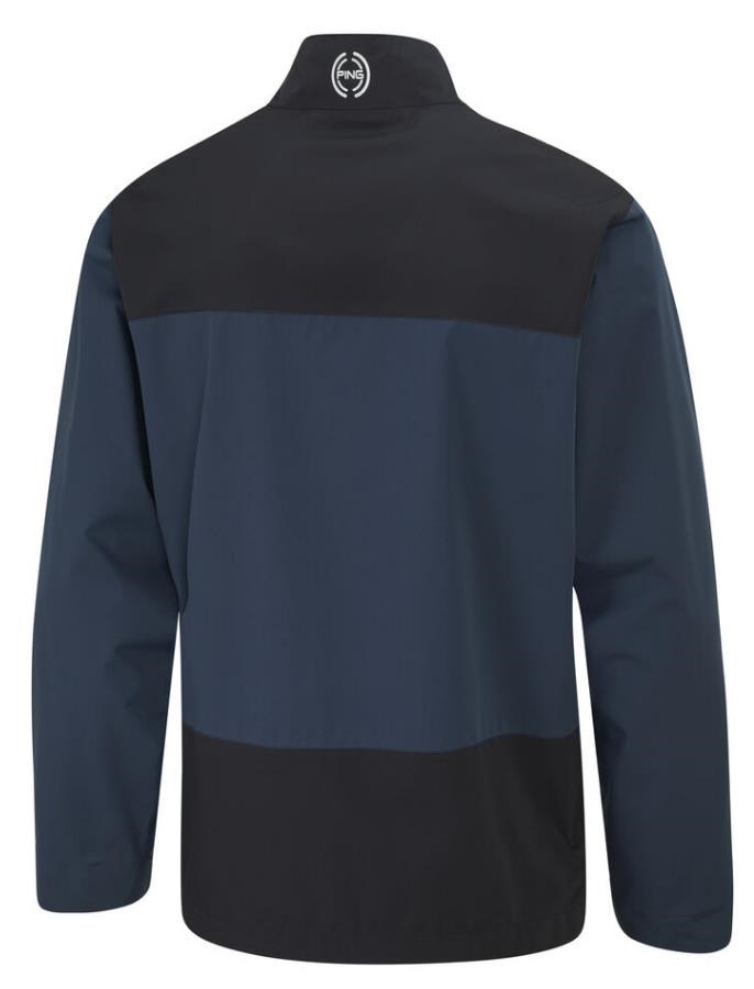 Ping AquaDrive Waterproof męska kurtka wodoodporna, oxford blue/black