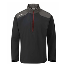 Ping AquaDrive Half-Zip waterproof męska kurtka wodoodporna, black/asphalt