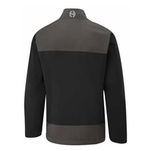 Ping AquaDrive Half-Zip waterproof męska kurtka wodoodporna, black/asphalt