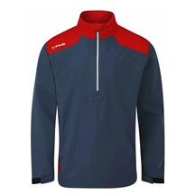 Ping AquaDrive Half-Zip waterproof męska kurtka wodoodporna, oxford blue/classic red
