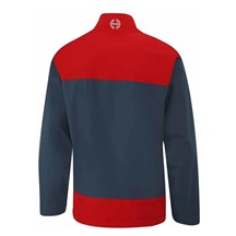 Ping AquaDrive Half-Zip waterproof męska kurtka wodoodporna, oxford blue/classic red