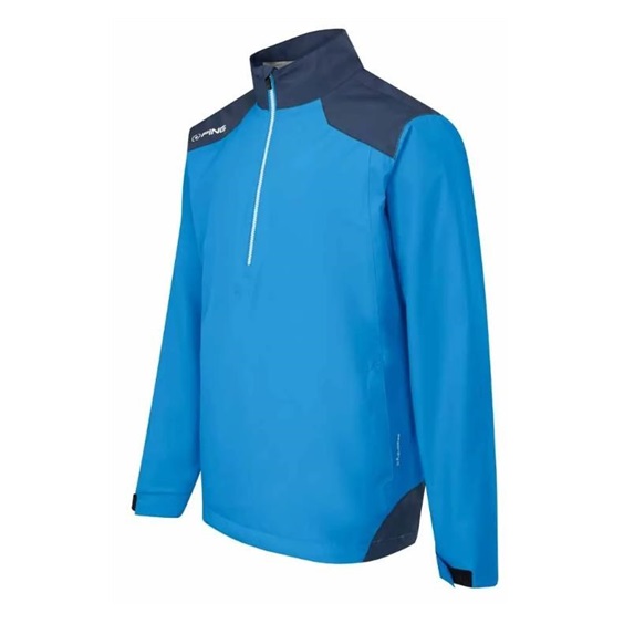 Ping AquaDrive Half-Zip waterproof męska kurtka wodoodporna, niebieska