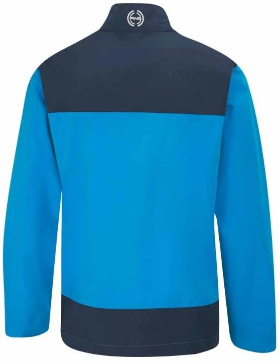 Ping AquaDrive Half-Zip waterproof męska kurtka wodoodporna, niebieska