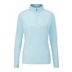 PING Aveline Half Zip damska bluza, crystal blue