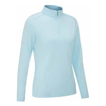 PING Aveline Half Zip damska bluza, crystal blue