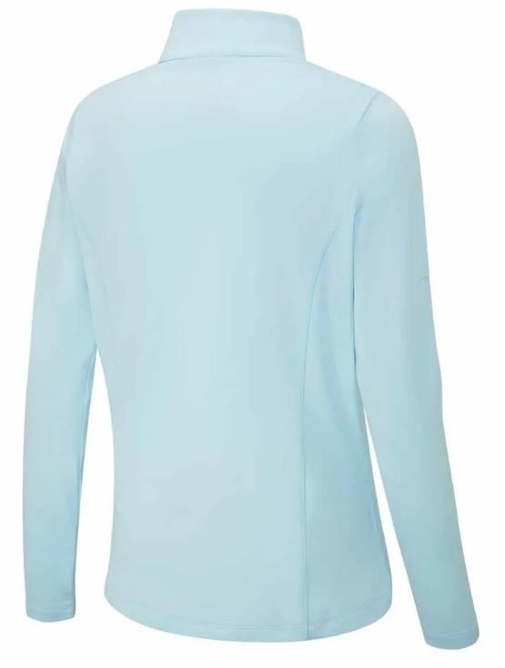 PING Aveline Half Zip damska bluza, crystal blue