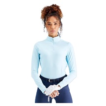 PING Aveline Half Zip damska bluza, crystal blue