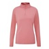 PING Aveline Half Zip damska bluza, muted pink