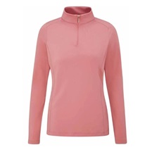 PING Aveline Half Zip damska bluza, muted pink