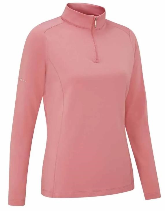 PING Aveline Half Zip damska bluza, muted pink