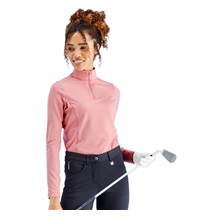 PING Aveline Half Zip damska bluza, muted pink