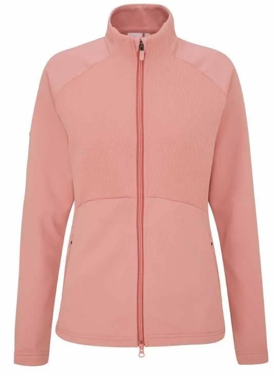 Ping Catherine Full zip fleece damska bluza, różowa
