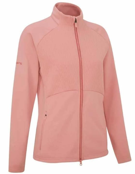 Ping Catherine Full zip fleece damska bluza, różowa