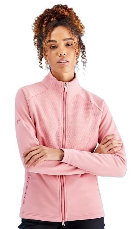 Ping Catherine Full zip fleece damska bluza, różowa