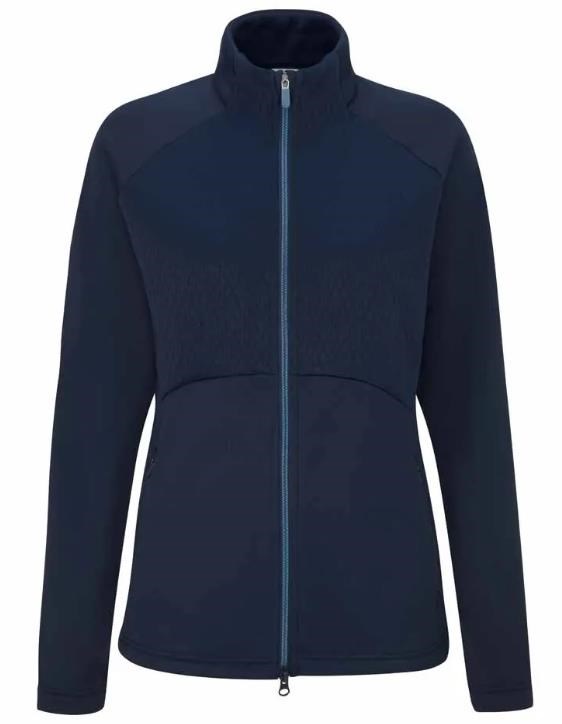 Ping Catherine Full zip fleece damska bluza, granatowa