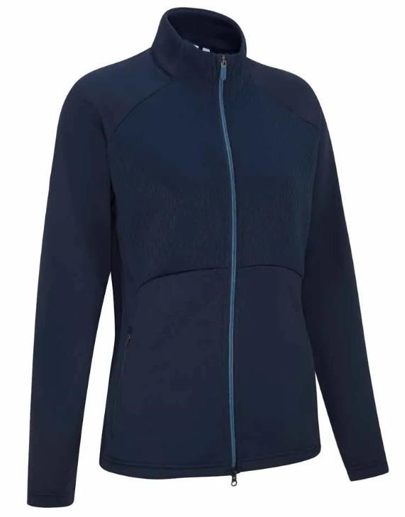 Ping Catherine Full zip fleece damska bluza, granatowa