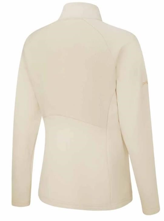 Ping Catherine Full zip fleece damska bluza, chalk