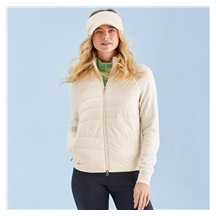 Ping Fran Hybrid full-zip damska kurtka, chalk/egret