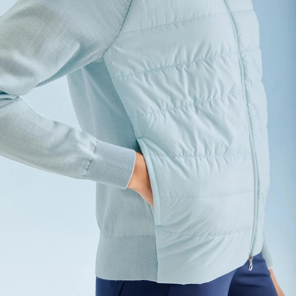 Ping Fran Hybrid full-zip damska kurtka, opal