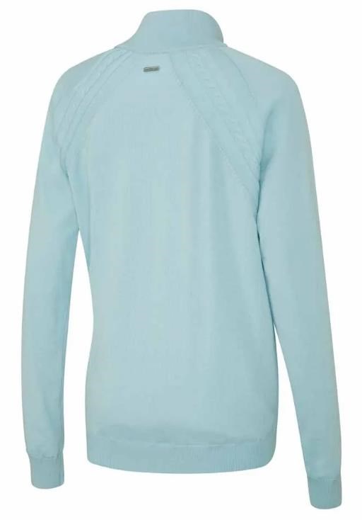 Ping Melodie Half-zip lined damski sweter, opal