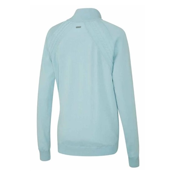 Ping Melodie Half-zip lined damski sweter, opal