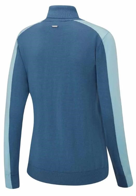 Ping Lockett Roll neck damski sweter, blue fusion/crystal blue