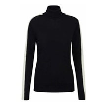 Ping Lockett Roll neck damski sweter, black/chalk