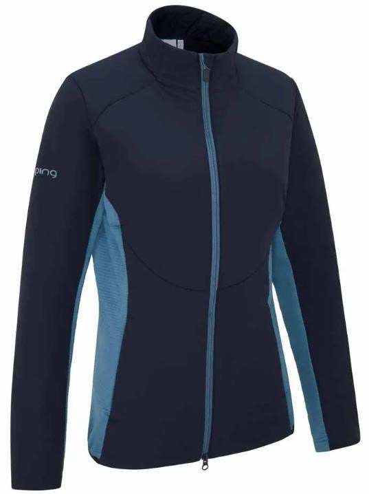 Ping Casey insulated hybrid damska kurtka, navy/blue fusion