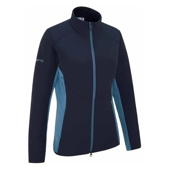 Ping Casey insulated hybrid damska kurtka, navy/blue fusion