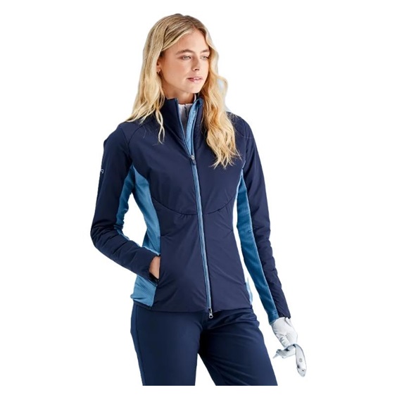 Ping Casey insulated hybrid damska kurtka, navy/blue fusion